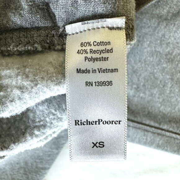 Richer Poorer Women's Classic Grey Sweatpants - XS (US 4) - Picture 13 of 13